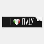 Love Italië Bumpersticker (Voorkant)