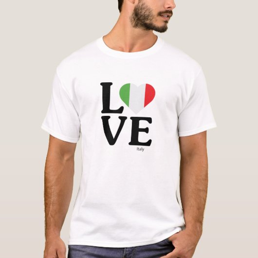 Love Italië T-shirt (Voorkant)