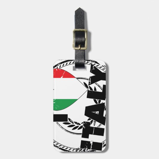 LOVE ITALY BAGAGELABEL (Voorkant verticaal)