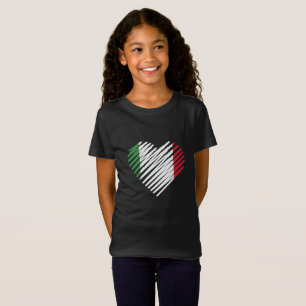 Love Italy Heart Italia Shirt Italiaans Roots