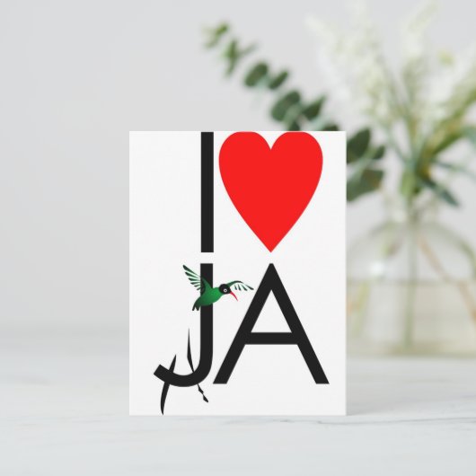 Love JA Briefkaart (Staand voorkant)