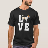 Love Jack Russel Terrier Owner Hondenras Dogs Owne T-shirt (Voorkant)