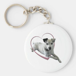 Love Jack Russell Dog Gifts Sleutelhanger