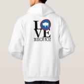 LOVE Jackson Hole (backprint) Hoodie (Achterkant)