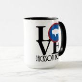 LOVE Jackson Hole WY 15oz Mok (Voorkant rechts)