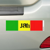 LOVE, Jah Bumpersticker (Op auto)