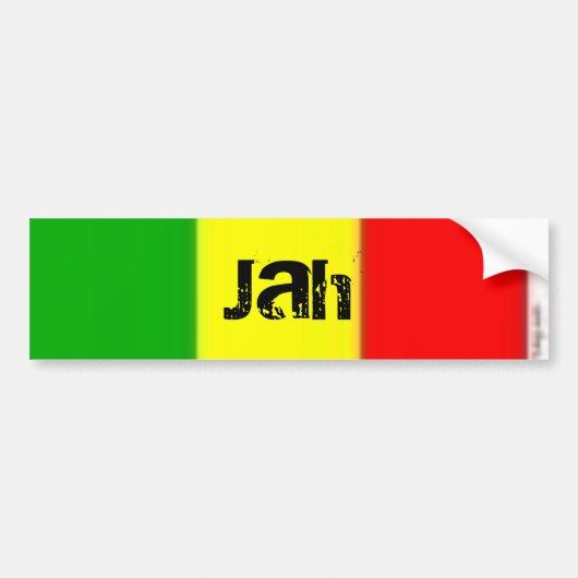 LOVE, Jah Bumpersticker (Voorkant)