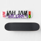 LOVE JAH JAH KINDEREN Skateboard (Horizontaal)