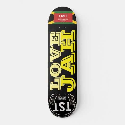 LOVE JAH Skateboard (Voorkant)