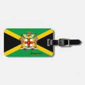 Love Jamaica Bagage Labels, Jamaicaanse Vlag Bagagelabel (Voorkant horizontaal)