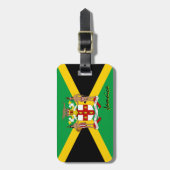 Love Jamaica Bagage Labels, Jamaicaanse Vlag Bagagelabel (Voorkant verticaal)