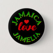 Love Jamaica Ronde Button 5,7 Cm (Voorkant)