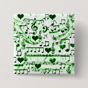 Love Jams_ Vierkante Button 5,1 Cm