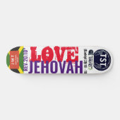 LOVE JEHOVAH Skateboard (Horizontaal)