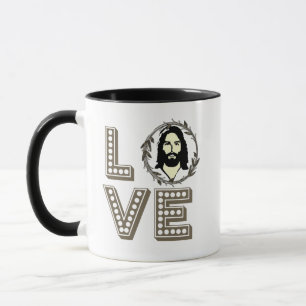 Love Jesus Coffee Mok, populaire bijbelcitaten Ver Mok