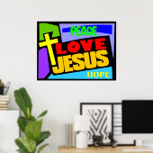 Love Jesus Poster (Thuiskantoor)