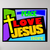 Love Jesus Poster (Voorkant)