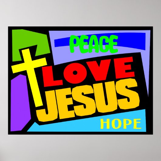 Love Jesus Poster (Voorkant)