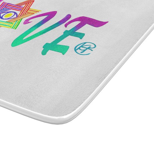 Love Jewish Evil Eye Star of David snijplank (Hoek)