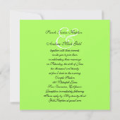 Love Jewish Hebrew Wedding Invitation Kaart (Achterkant)