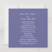 Love Jewish Hebrew Wedding Invitation Kaart (Achterkant)
