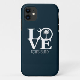 LOVE Johns Island, South Carolina Case-Mate iPhone Case