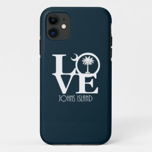 LOVE Johns Island, South Carolina Case-Mate iPhone Case