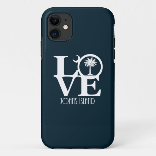 LOVE Johns Island, South Carolina Case-Mate iPhone Case (Achterkant)