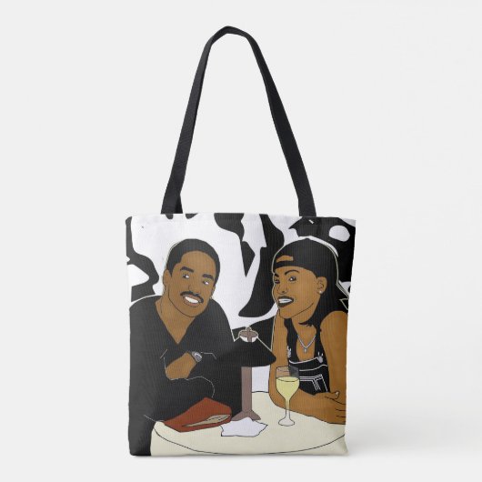 Love Jones-Tas Tote Bag (Achterkant)