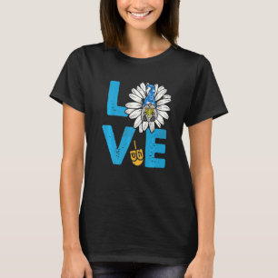 Love Joodse Kabouters Daisy Gelukkig Hanukkah Pyja T-shirt