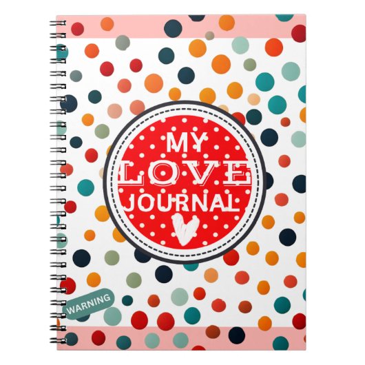 Love journal notebook writing ideas notitieboek (Voorkant)