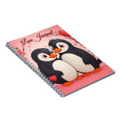 Love Journal - Penguin Love Notebook Notitieboek (Rechterzijde)