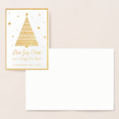Love Joy Cheer Holiday Seasons Greetings Gold Folie Kaarten (Display)
