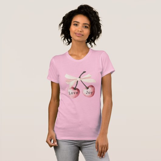 Love Joy Cherries T-shirt (Voorkant volledig)
