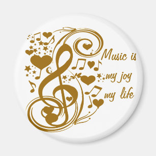 Love & Joy-Gold_ Magneet