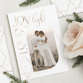 Love Joy Light Star van David Happy Hanukkah Foto Feestdagenkaart