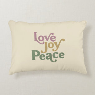 Love Joy Peace Accent Kussen