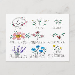 Love Joy Peace Briefkaart