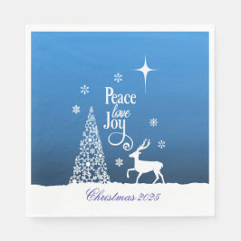 Love, Joy, Peace, Christmas - Personalize Servet