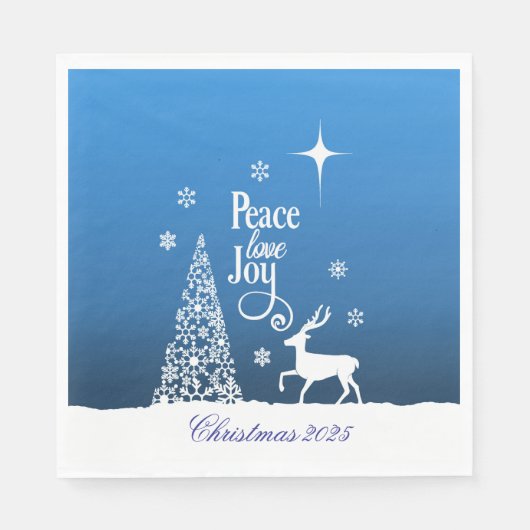 Love, Joy, Peace, Christmas - Personalize Servet (Voorkant)