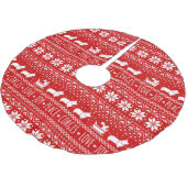 Love Joy Peace Corgis Festive Kerstfeestdag Kerstboom Rok (Gekanteld)