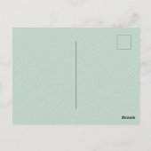 Love Joy Peace kerstsnowflakes Foto Briefkaart (Achterkant)