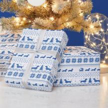 Love Joy Peace Wiener Dogs-kerstdachshunds