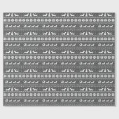 Love Joy Peace Wiener Dogs-kerstdachshunds Cadeaupapier (Vlak)