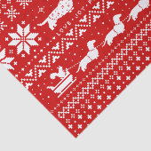 Love Joy Peace Wiener Dogs | Kerstmis in Dachshund Tissuepapier (Detail)