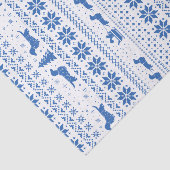 Love Joy Peace Wiener Dogs | Kerstmis in Dachshund Tissuepapier (Detail)