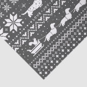 Love Joy Peace Wiener Dogs | Kerstmis in Dachshund Tissuepapier (Detail)
