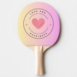 Love & Joy Ping Pong Set Tafeltennisbatje