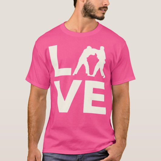 Love Judo Silhouette T-shirt (Voorkant)