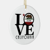 LOVE Julian California Keramisch Ornament (Rechts)